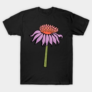 Purple Coneflower Echinacea Indigenous WAWEZHI CANADA T-Shirt